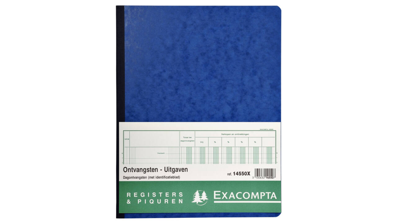 Register Piqure dagontvangsten 320x250mm 80vel assorti