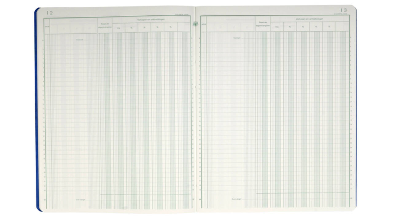 Register Piqure dagontvangsten 320x250mm 80vel assorti
