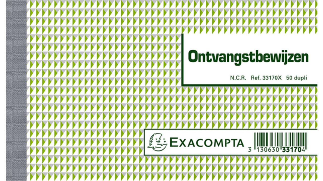 Ontvangstbewijzen Exacompta Manifold dupli 50vel Nl