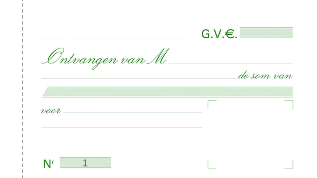 Ontvangstbewijzen Exacompta Manifold dupli 50vel Nl