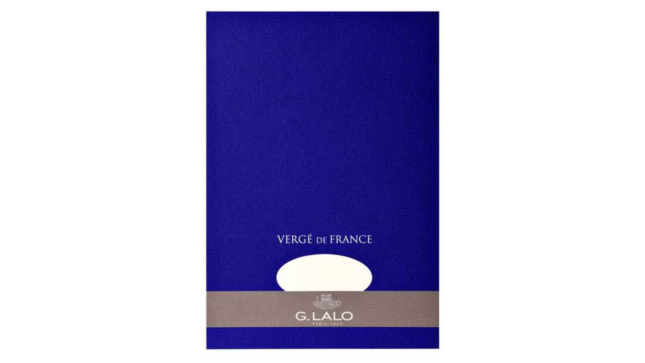 Schrijfblok Lalo A4 blanco 100 pagina's 100gr gevergeerd wit