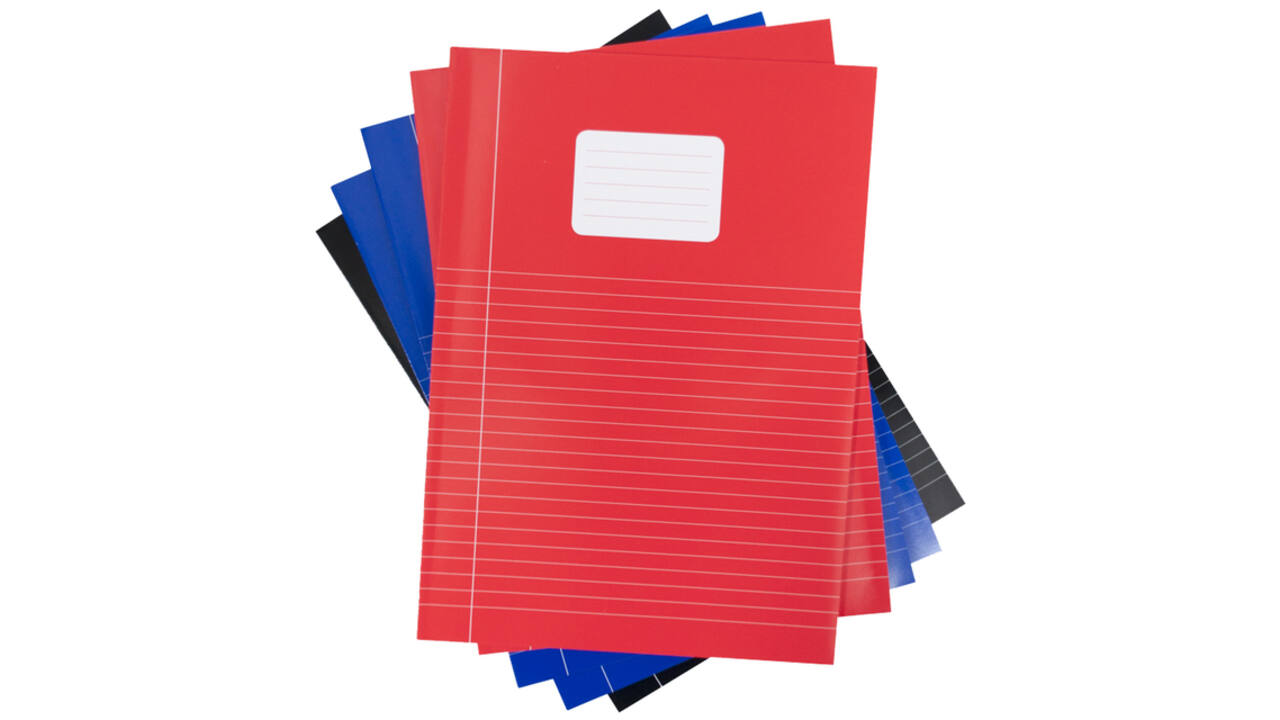 Schrift SOHO Basic A4 lijn 80 pagina's 60gr pak à 5 stuks