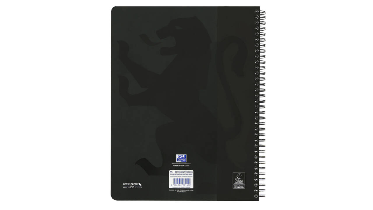 Collegeblok Oxford School A4+ lijn 23-gaats 160 pagina's 80gr voordeelpak assorti 3 stuks
