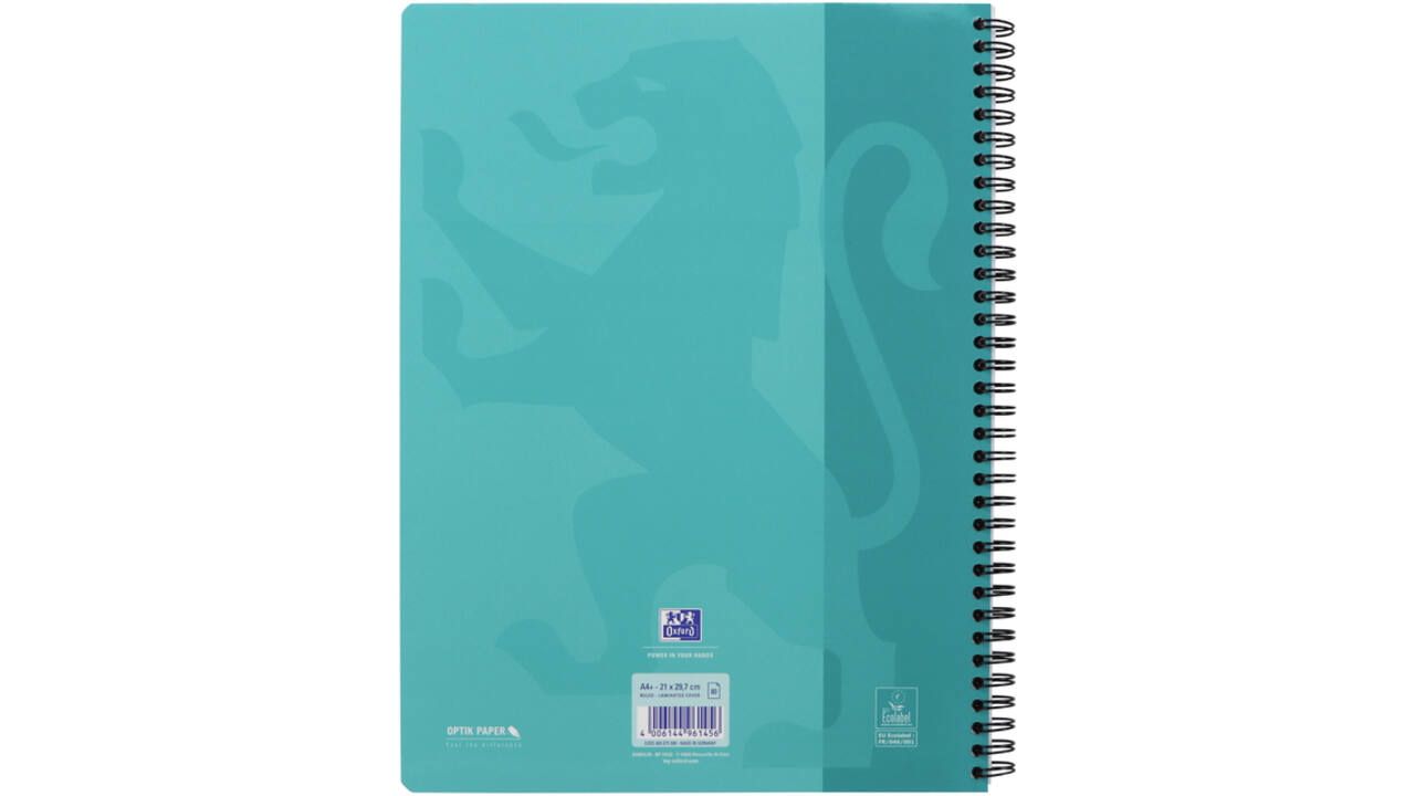 Collegeblok Oxford School A4+ lijn 23-gaats 160 pagina's 80gr voordeelpak assorti 3 stuks