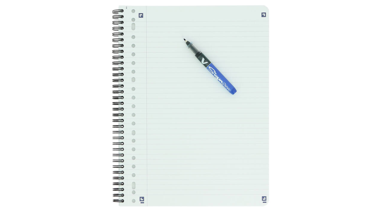 Collegeblok Oxford School A4+ lijn 23-gaats 160 pagina's 80gr voordeelpak assorti 3 stuks
