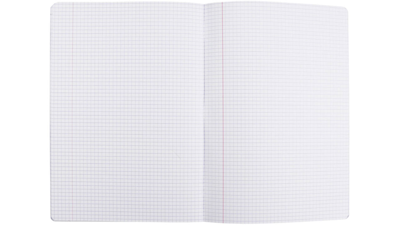 Schrift Oxford School A4 ruit 5x5mm 72 pagina's 80gr assorti