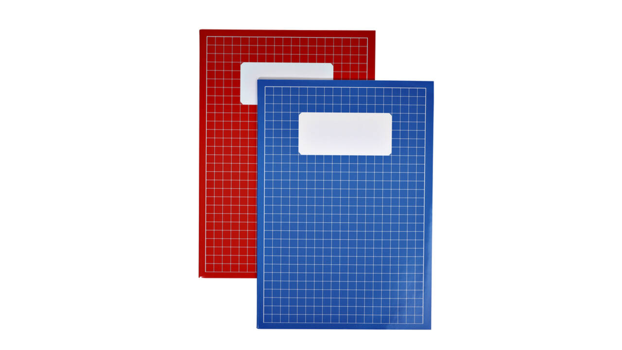 Schrift Qbasic A4 ruit 10mm 80blz 70gr assorti