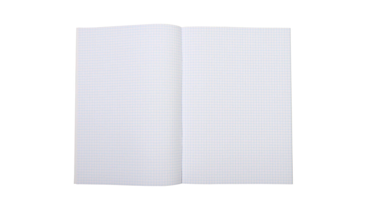 Schrift Qbasic A4 ruit 5mm 80blz 70gr assorti