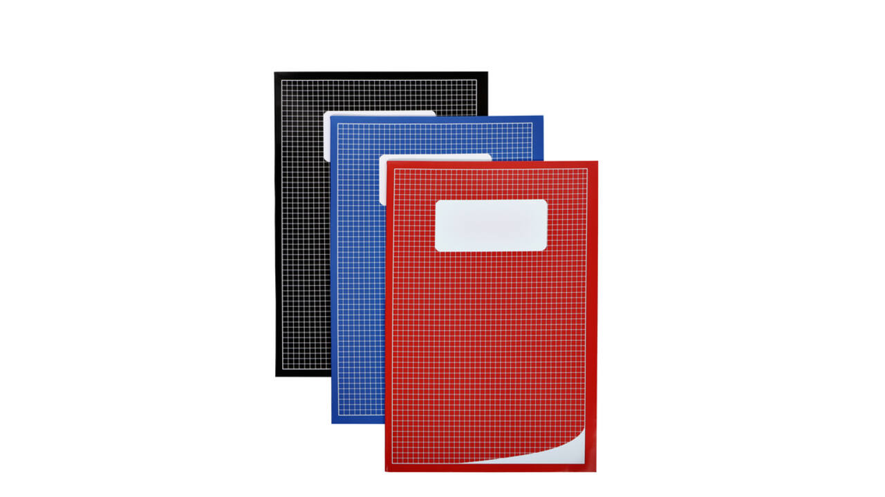 Schrift Qbasic A4 ruit 5mm 80blz 70gr assorti
