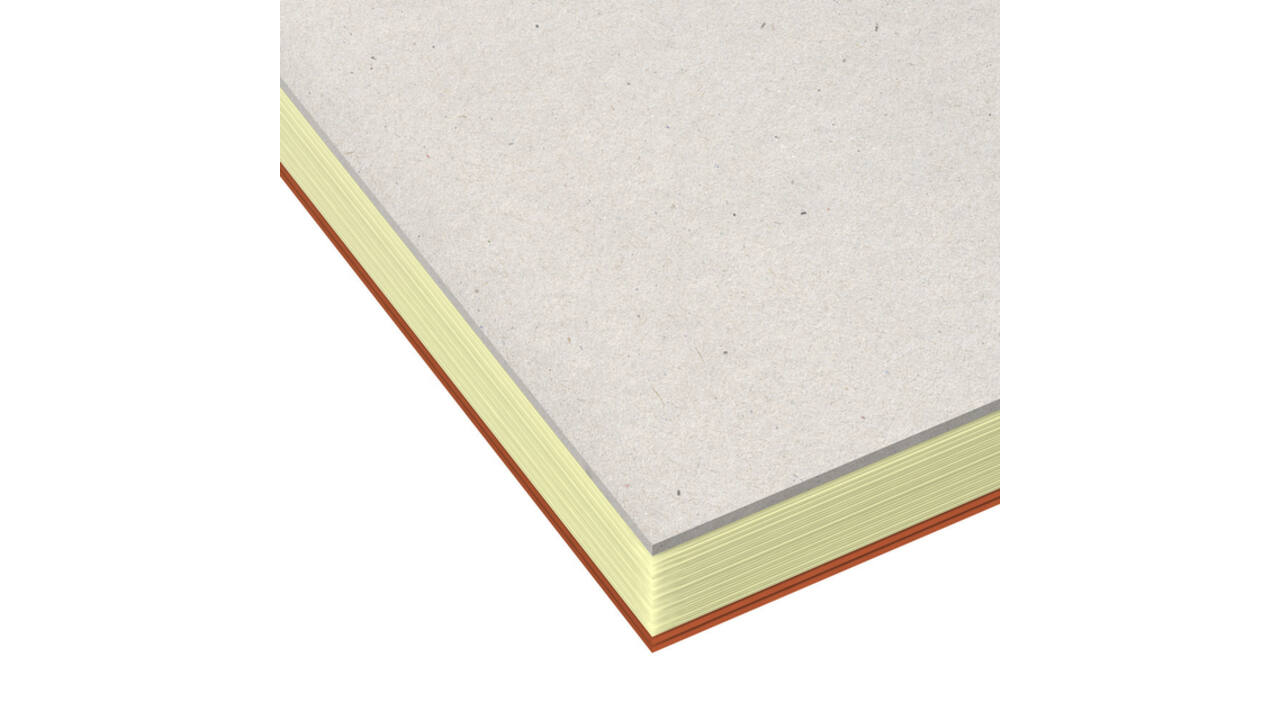 Cursusblok Oxford Orange Notepad A4+ lijn 4-gaats 160 pagina's 80gr oranje