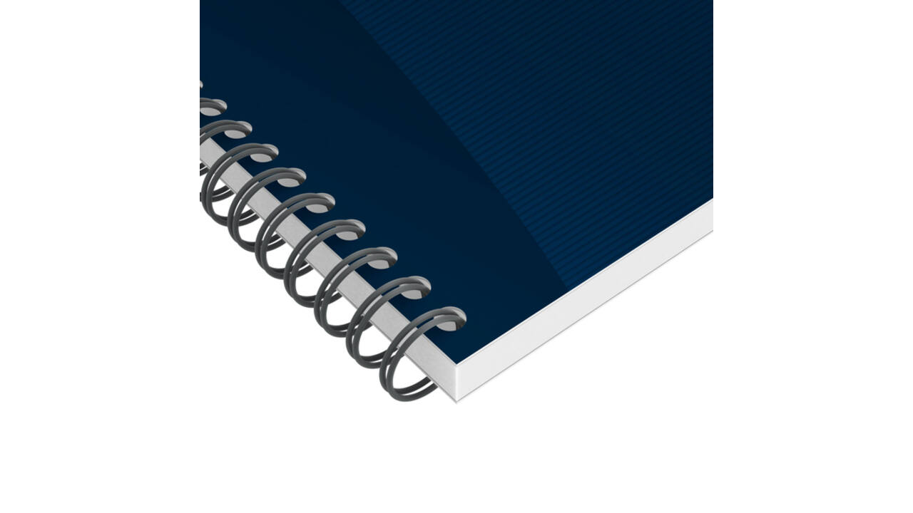 Collegeblok Oxford Office Essentials A4+ lijn 4-gaats 180 pagina's 80gr assorti