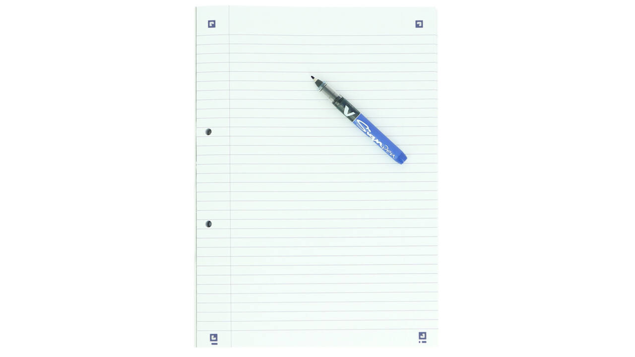 Cursusblok Oxford School A4 lijn 2-gaats 200 pagina's 80gr assorti