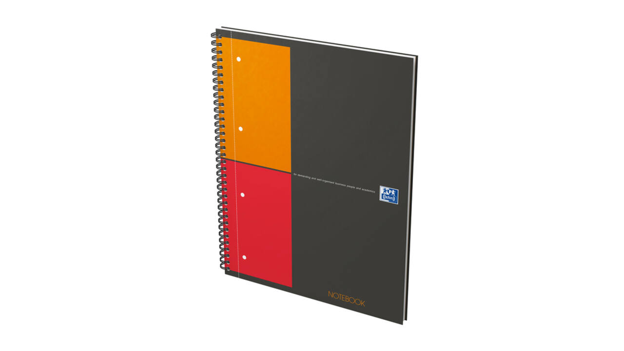 Spiraalblok Oxford International Notebook A4+ ruit 5mm