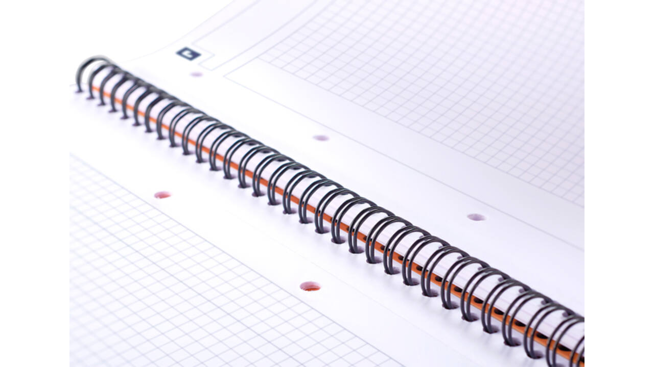 Spiraalblok Oxford International Notebook A4+ ruit 5mm