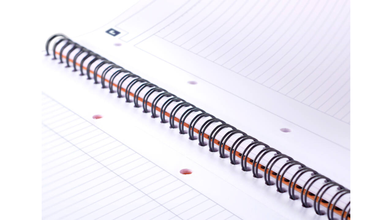 Spiraalblok Oxford International Notebook A4+ 160 pagina's lijn