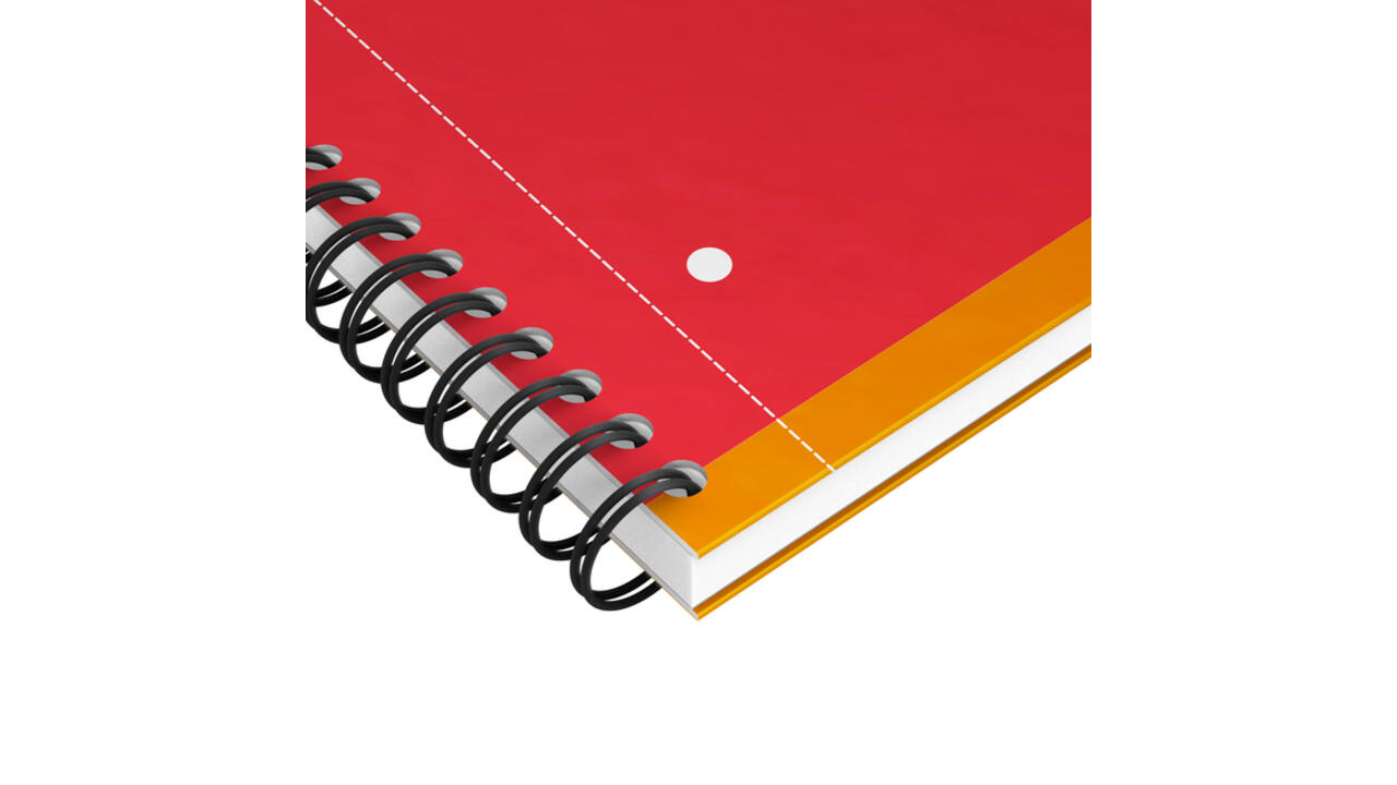 Spiraalblok Oxford International Notebook A4+ 160 pagina's lijn