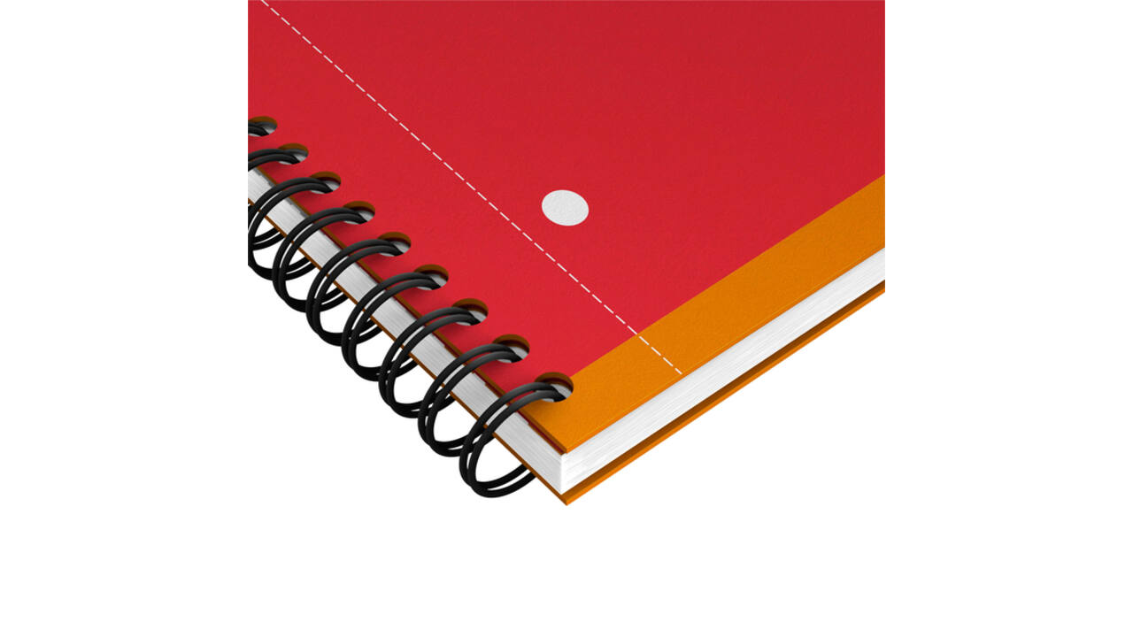 Spiraalblok Oxford International Activebook A4+ 160 pagina's lijn