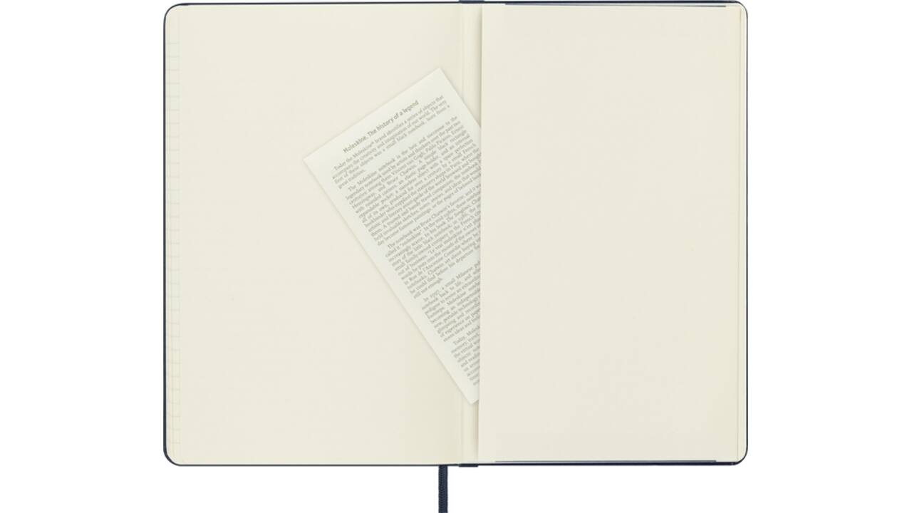 Notitieboek Moleskine large 130X210mm lijn hard cover sapphire blue