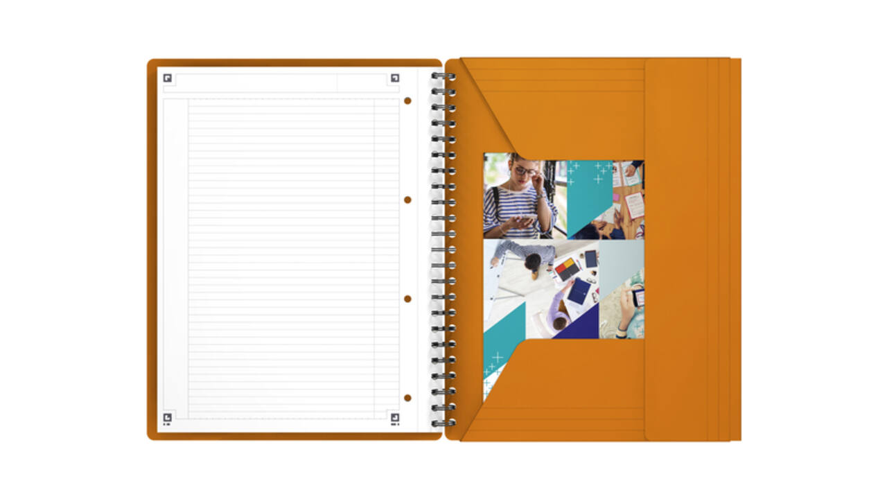 Spiraalblok Oxford International Meetingbook A4+ 160 pagina's lijn