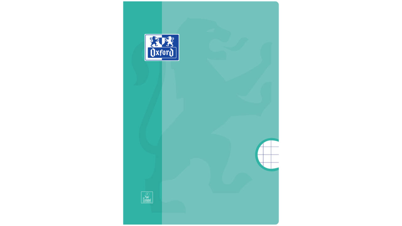 Schrift Oxford School A4 ruit 10x10mm 72 pagina's 80gr assorti