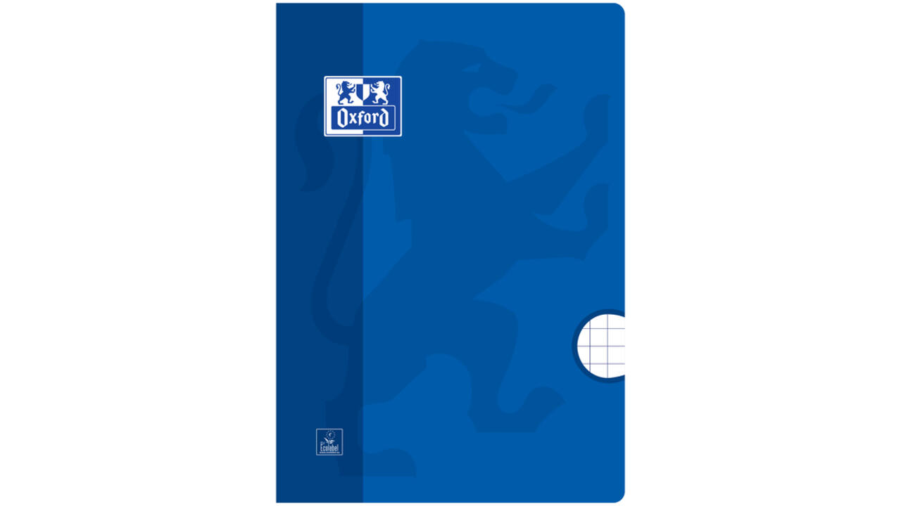 Schrift Oxford School A4 ruit 10x10mm 72 pagina's 80gr assorti