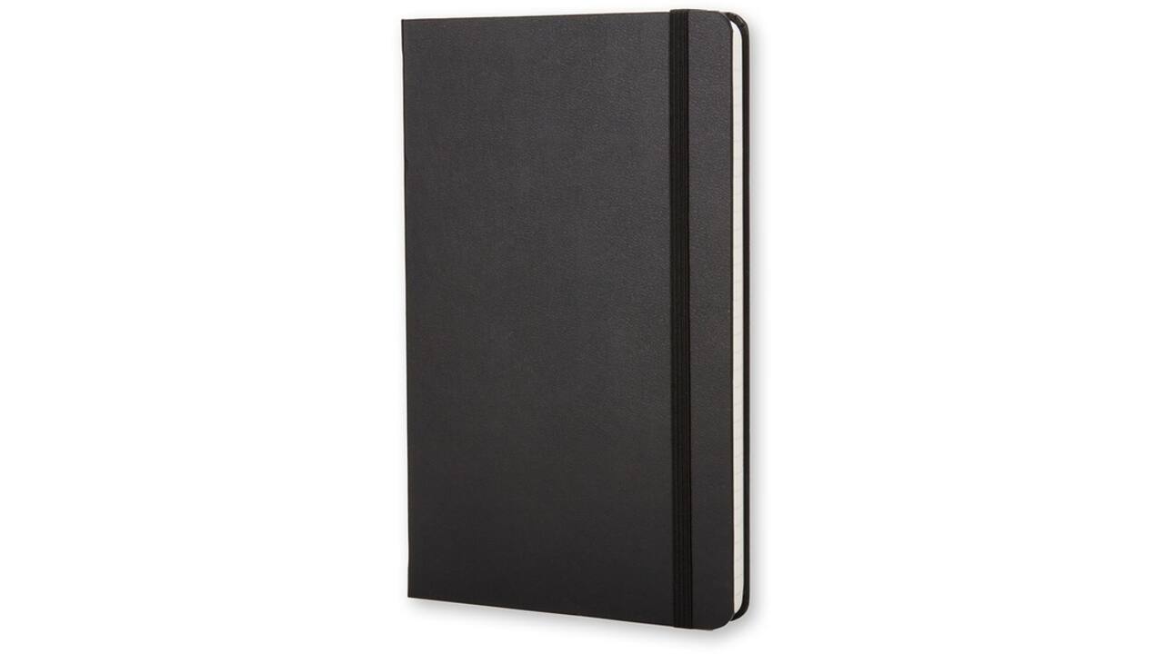 Notitieboek Moleskine pocket 90x140mm lijn hard cover zwart