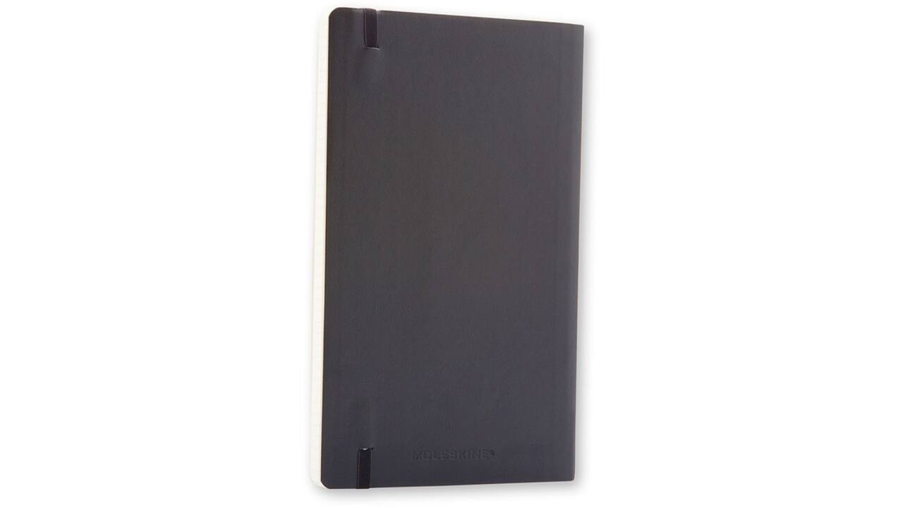 Notitieboek Moleskine XL 190x250mm lijn soft cover zwart