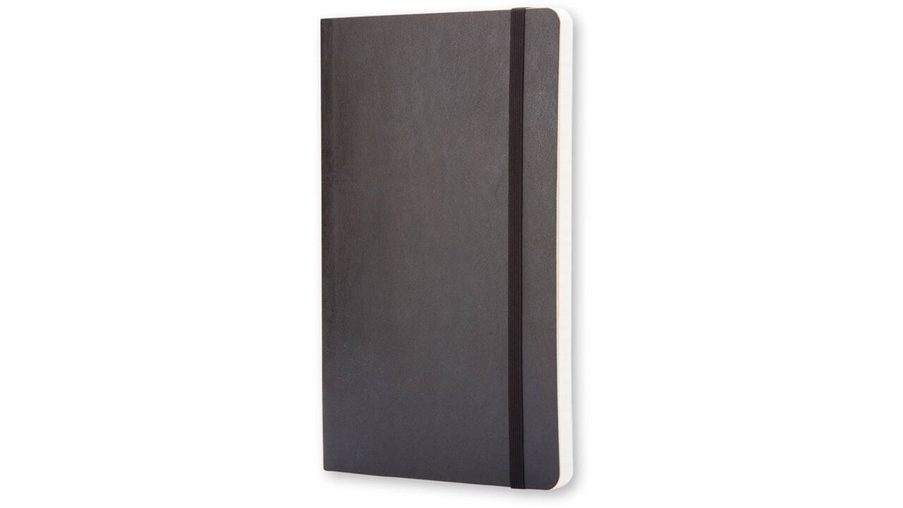 Notitieboek Moleskine pocket 90x140mm lijn soft cover zwart
