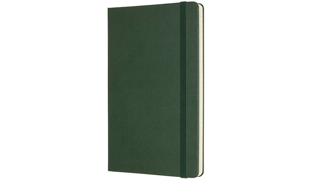 Notitieboek Moleskine large 130x210mm lijn hard cover myrtle green