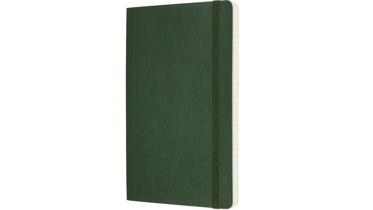 Notitieboek Moleskine large 130x210mm lijn soft cover myrtle green