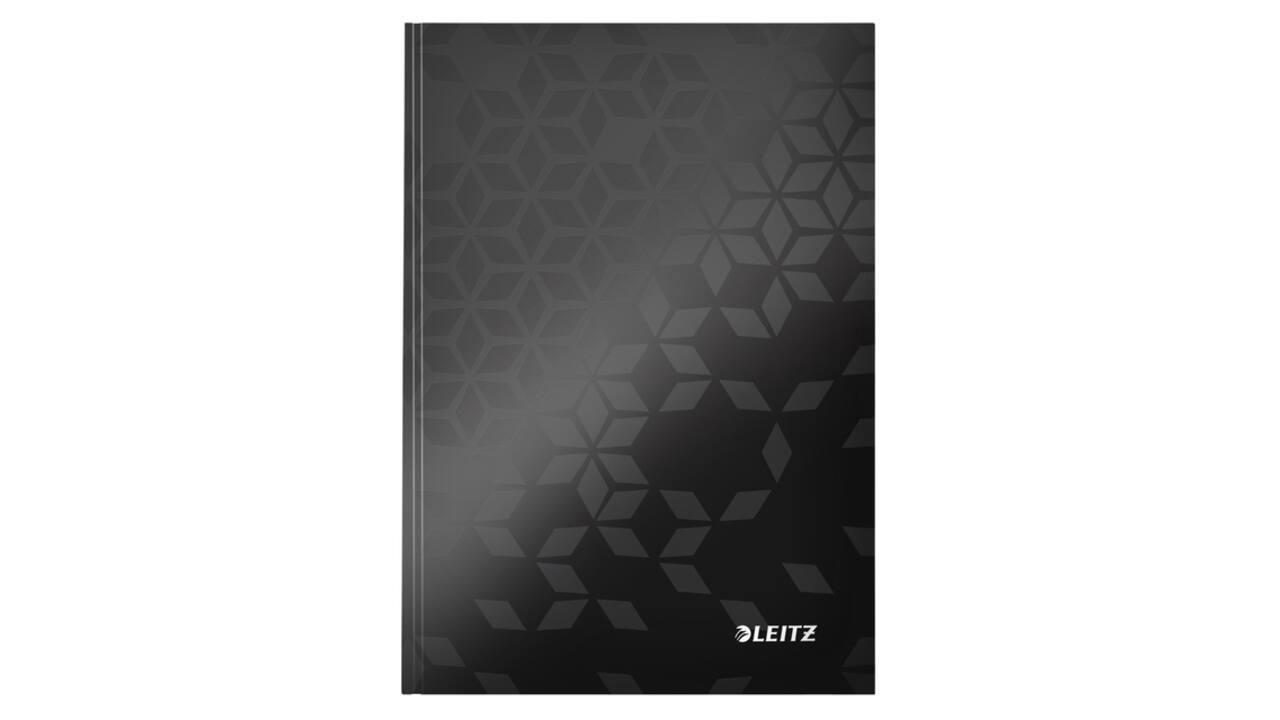 Notitieboek Leitz WOW A5 lijn zwart