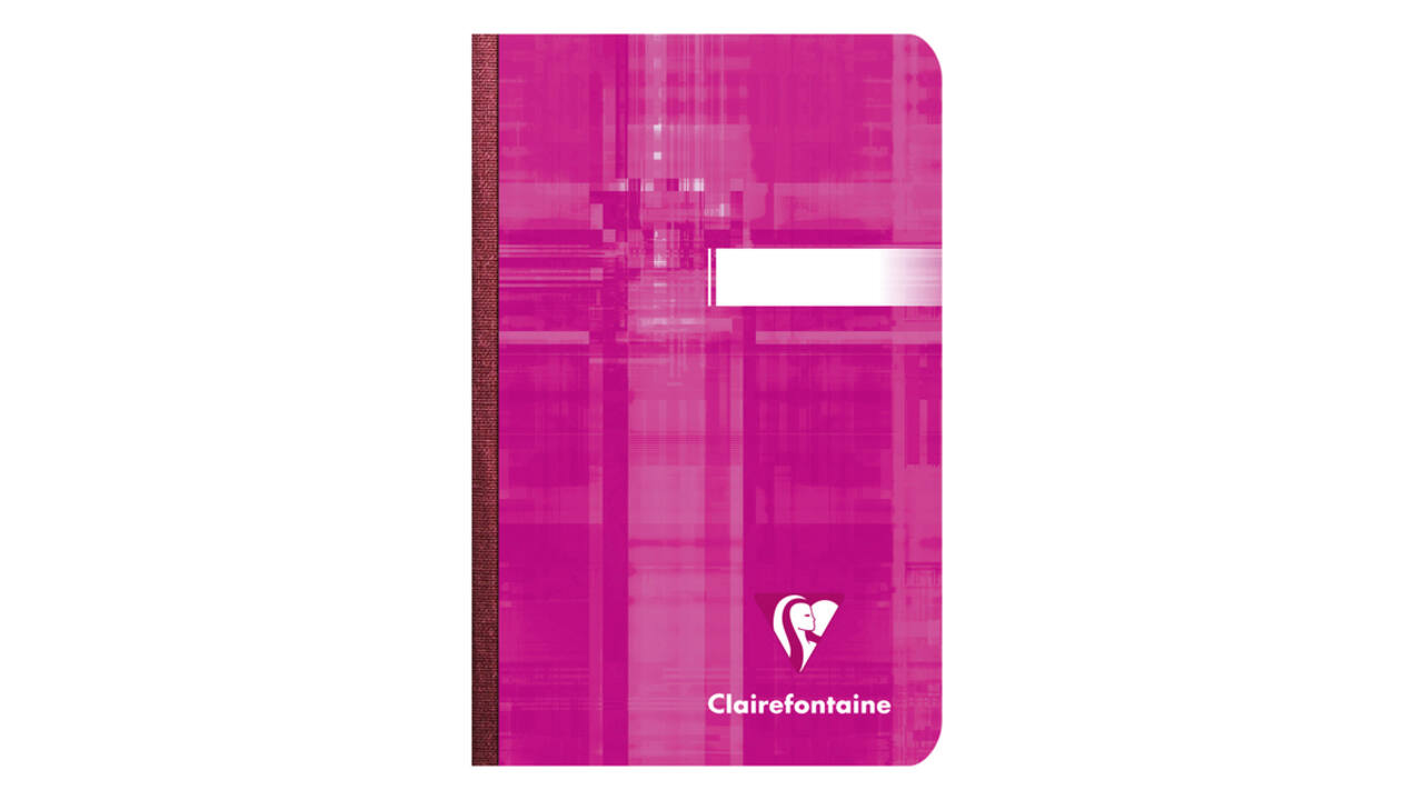 Notitieboek Clairefontaine 90x140mm lijn assorti