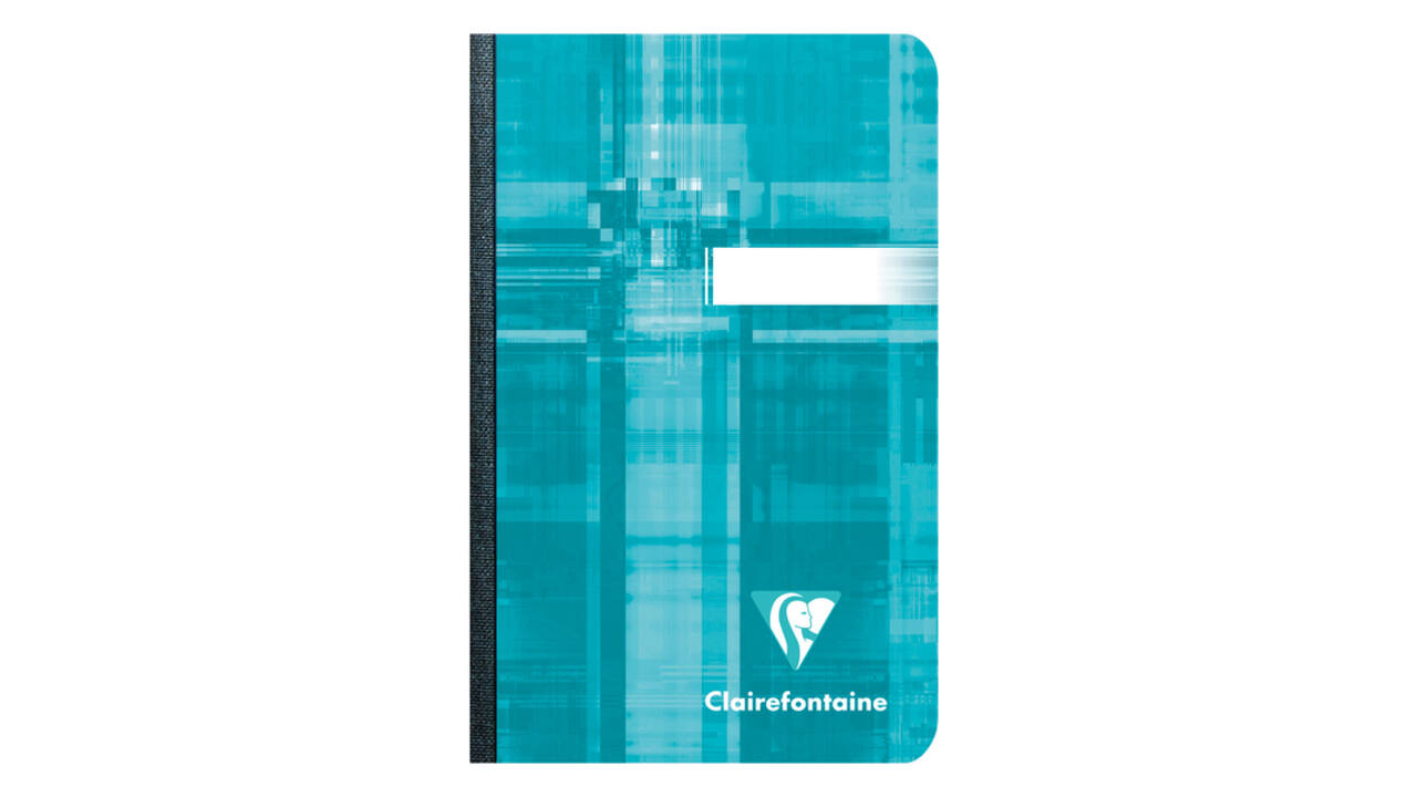 Notitieboek Clairefontaine 90x140mm lijn assorti