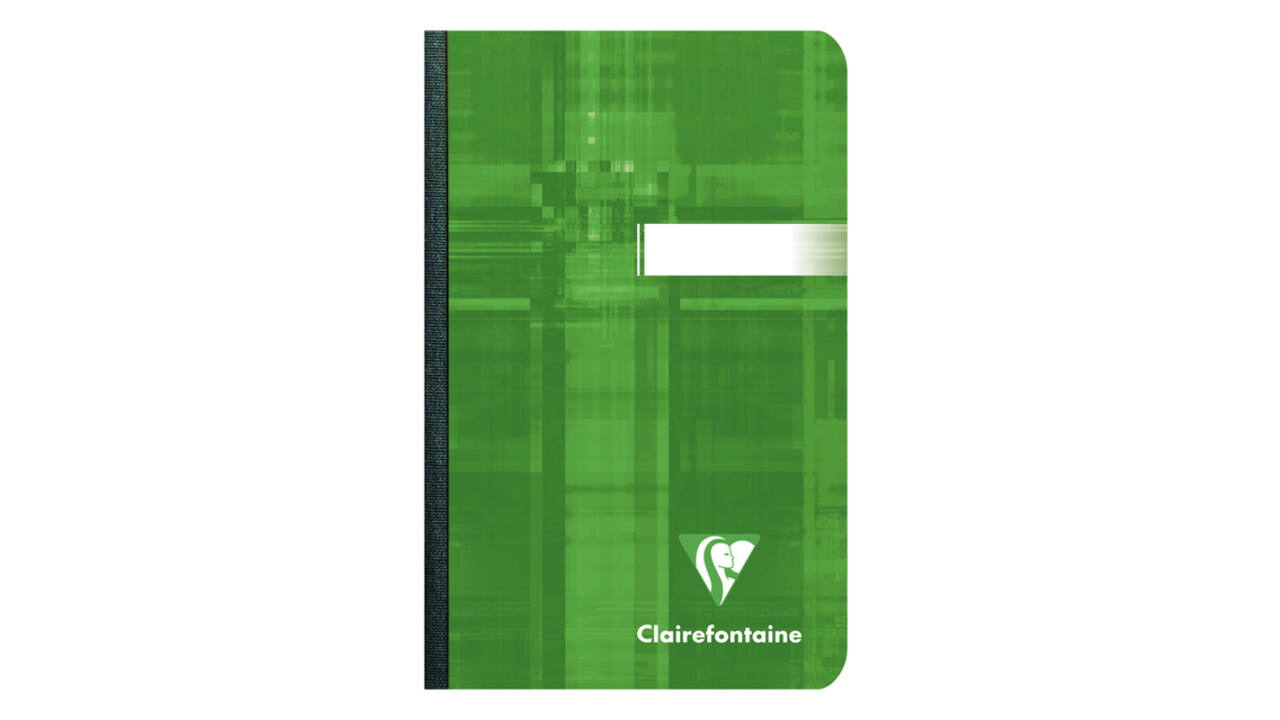 Notitieboek Clairefontaine 90x140mm lijn assorti