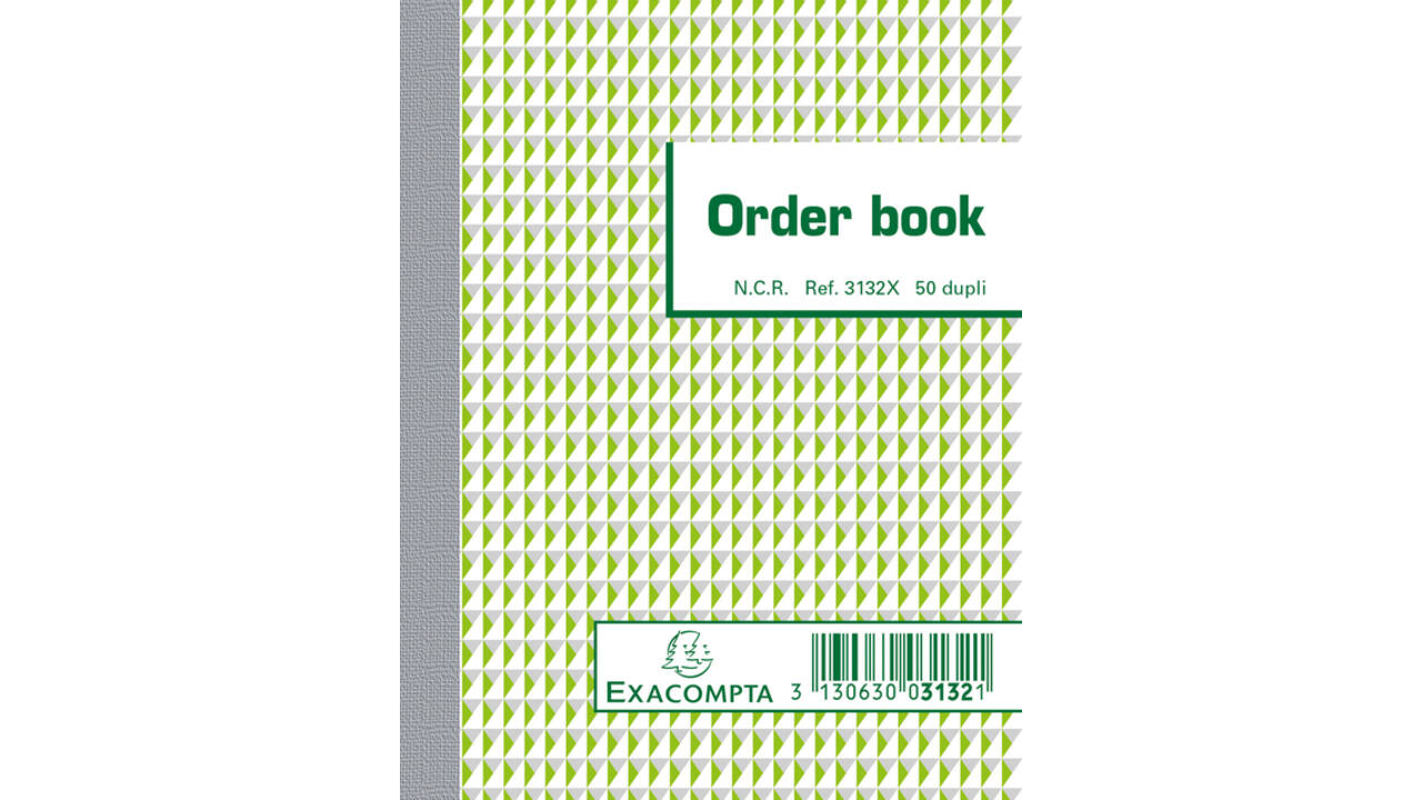 Orderboek Exacompta 135x105mm 50x2vel
