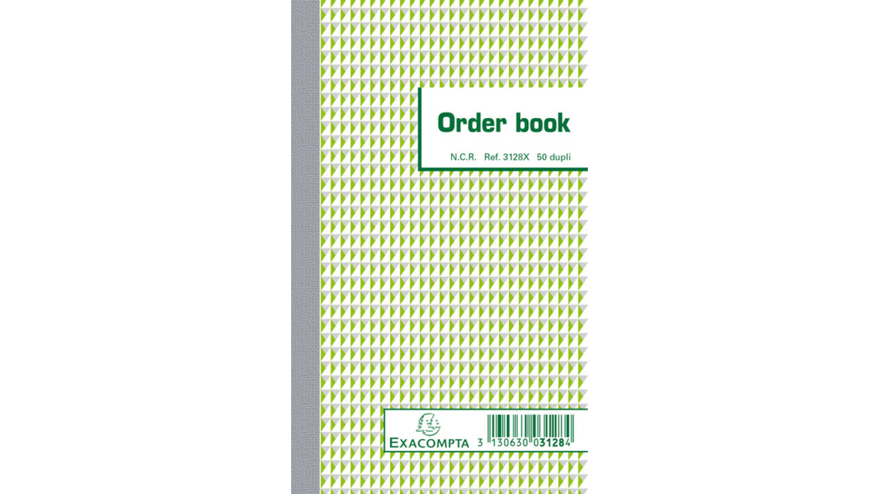 Orderboek Exacompta 175x105mm 50x2vel