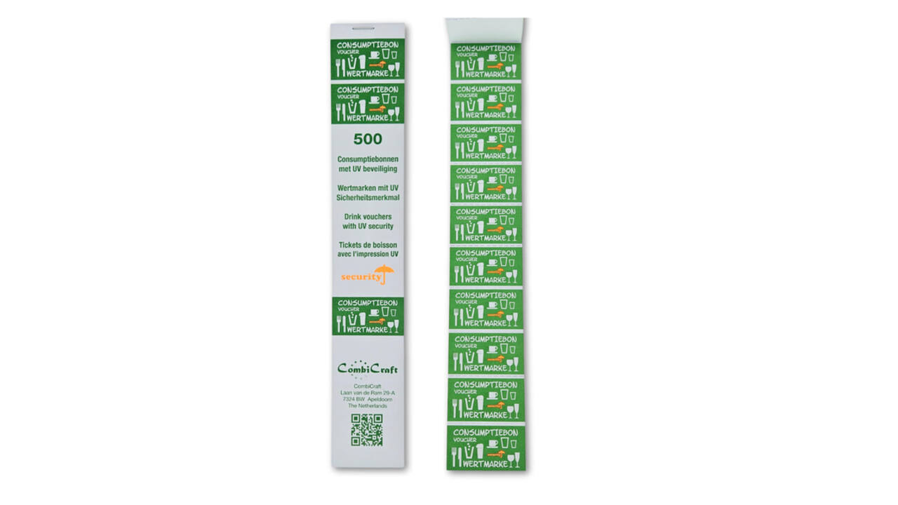 Consumptiebon Combicraft UV beveiliging 500 stuks groen