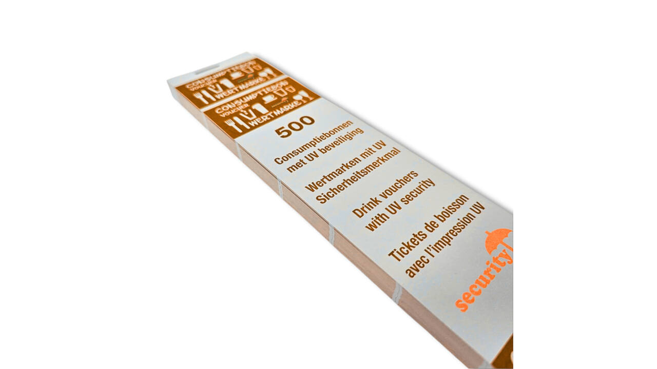 Consumptiebon Combicraft UV beveiliging 500 stuks oranje