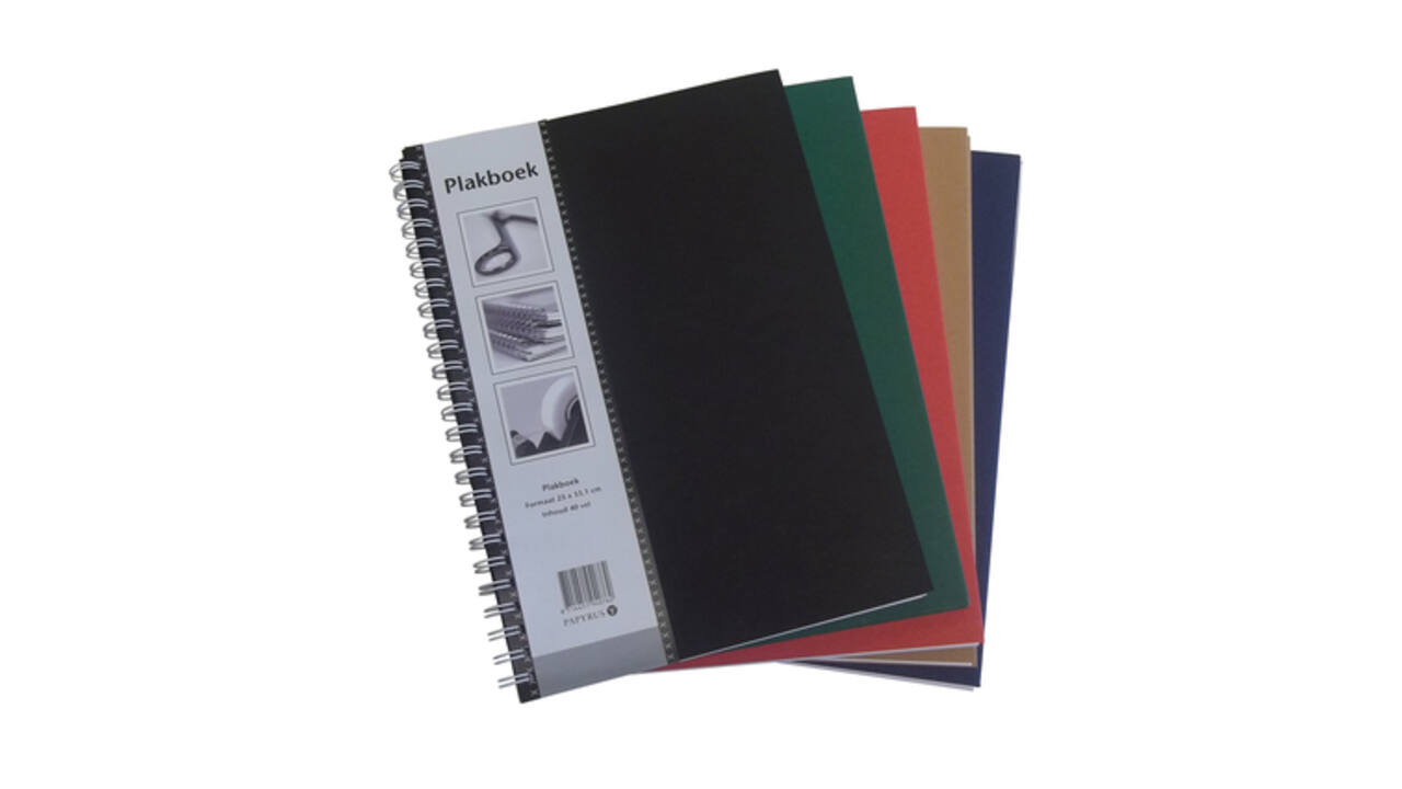 Plakboek Papyrus 330x230mm 40 vel assorti