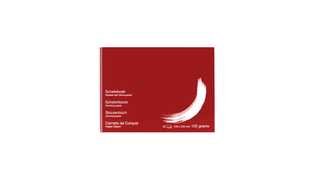 Schetsboek Papyrus 240x320mm 120gr 32 vel