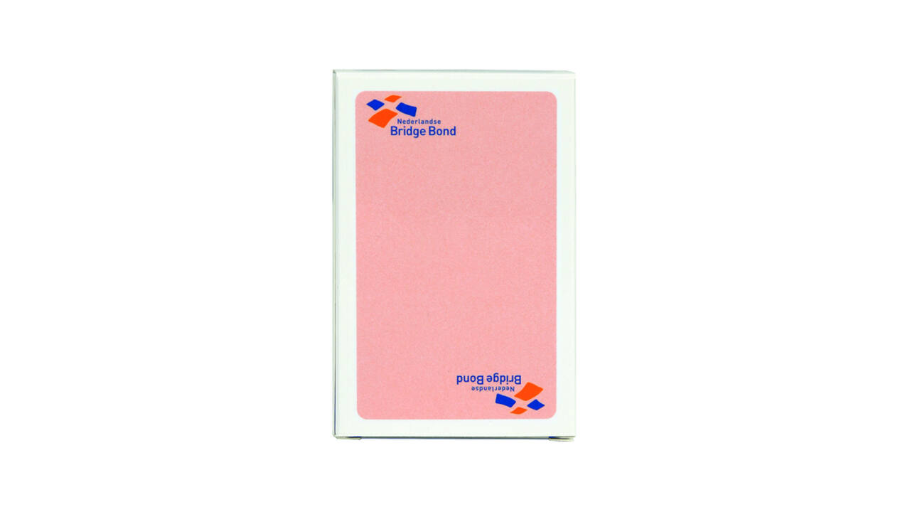 Speelkaarten Bridge Bond roze