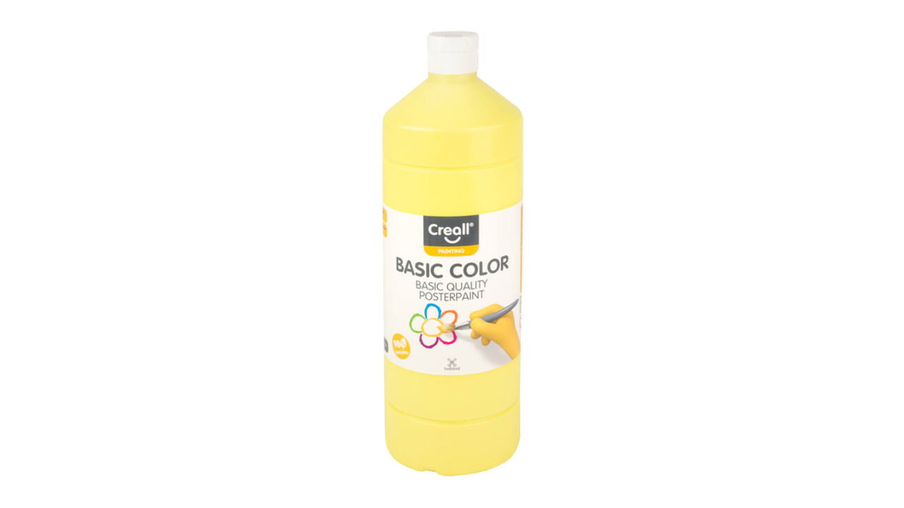 Plakkaatverf Creall basic lichtgeel 1000ml