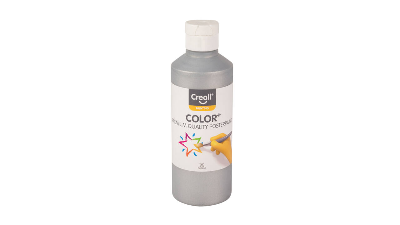 Plakkaatverf Creall zilver 250ml