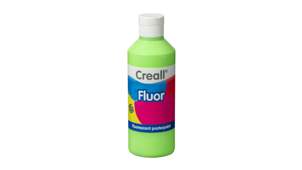 Plakkaatverf Creall fluor groen 250ml