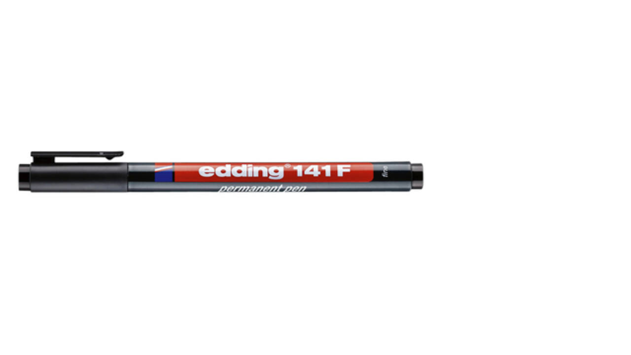 Viltstift edding 141 rond 0.6mm zwart