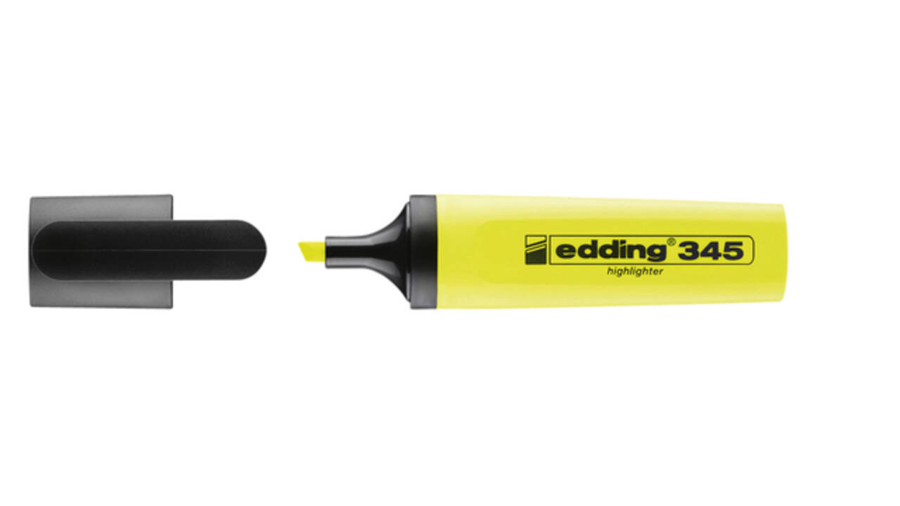 Markeerstift edding 345 2-5mm geel