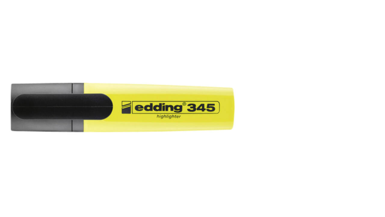 Markeerstift edding 345 2-5mm geel