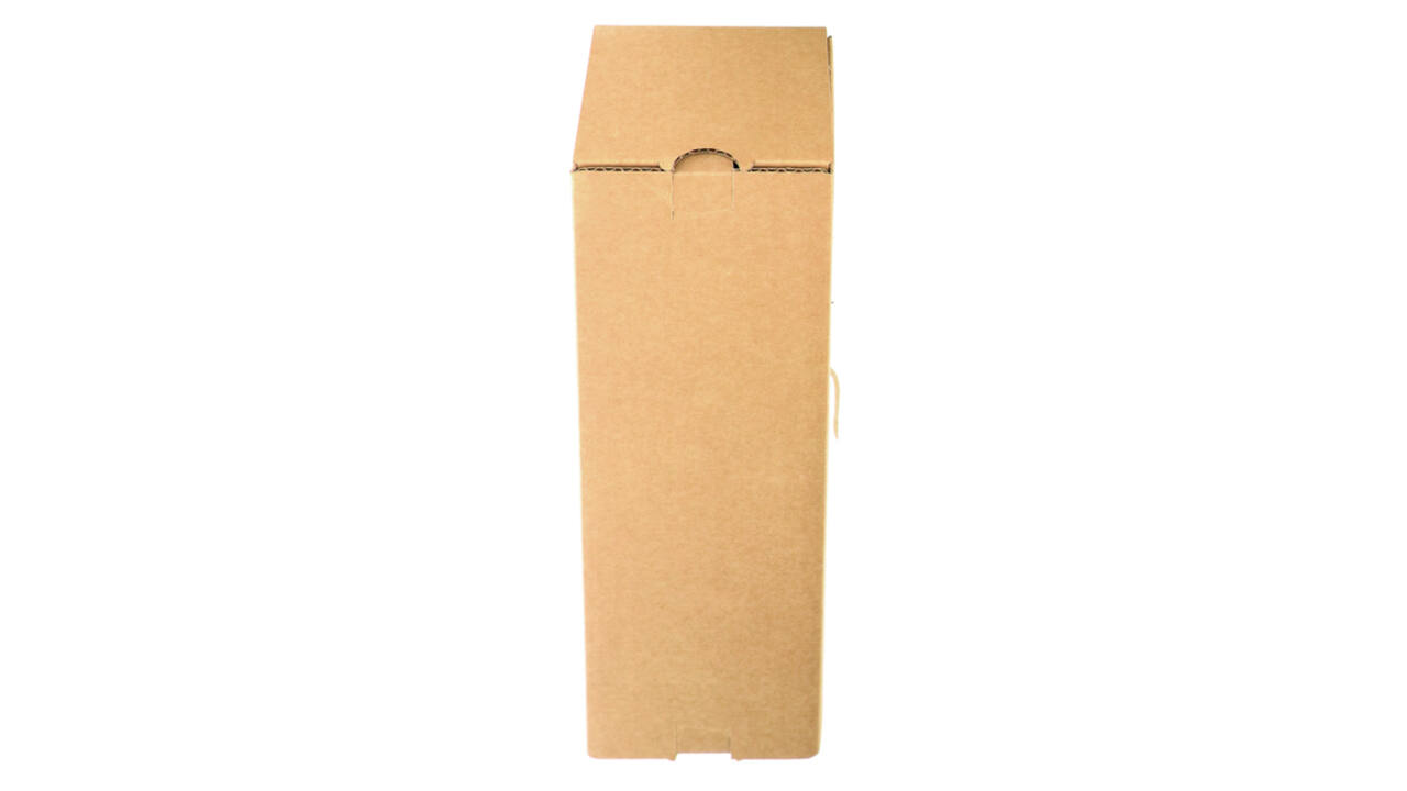 Verzenddoos fles IEZZY karton bruin 90x90x360mm