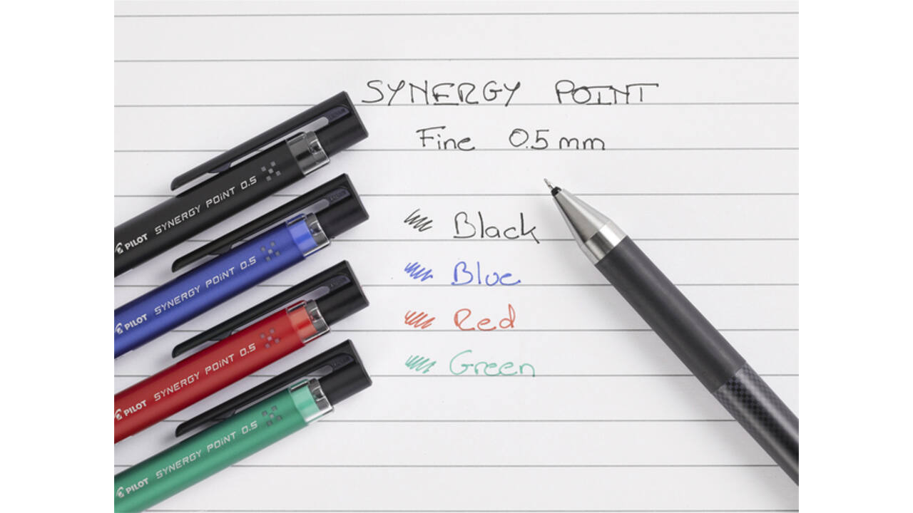 Gelschrijver Pilot Synergy point fijn rood