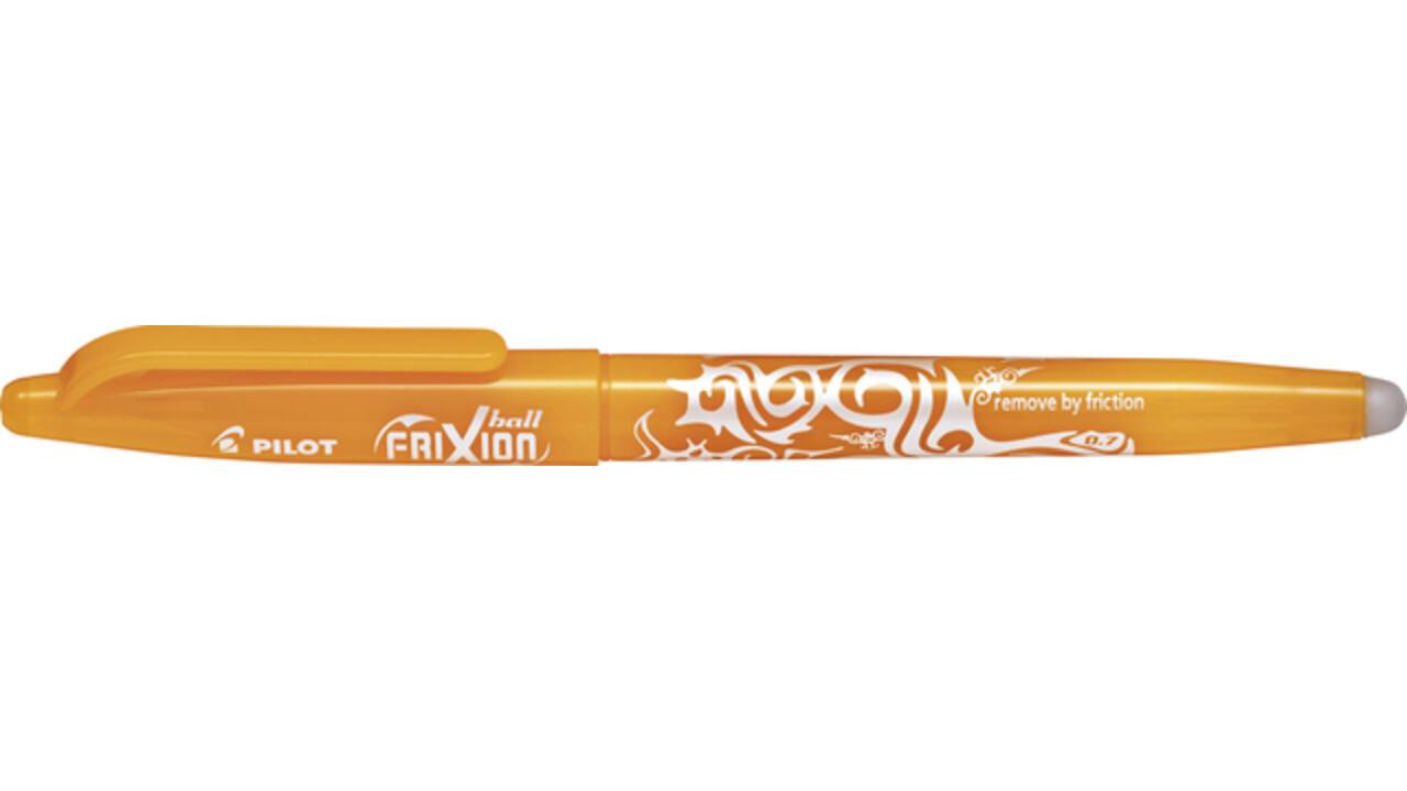 Rollerpen PILOT friXion medium abrikoos oranje